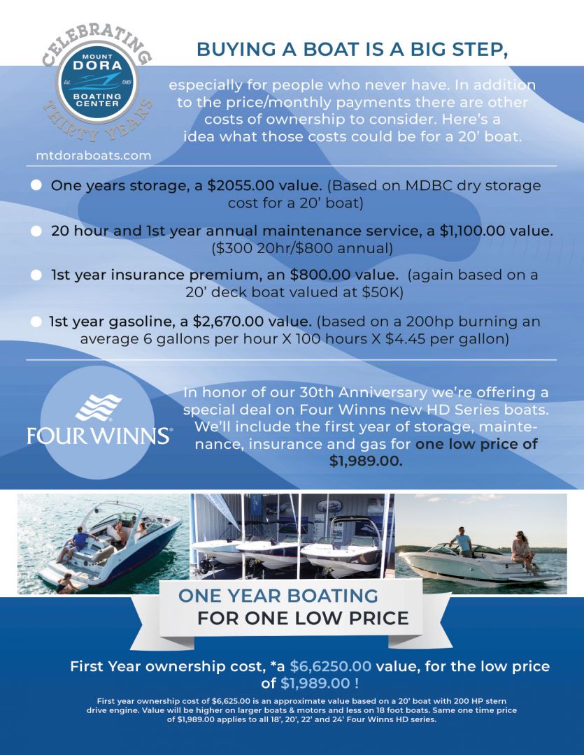 One Year of Boating for One Low Price