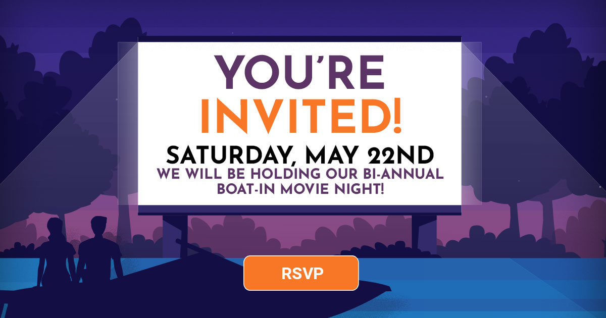 RSVP for our Boat-in Movie Night