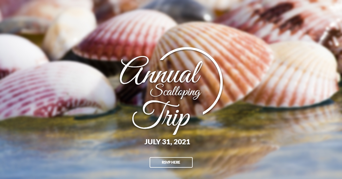 RSVP for our Annual Scalloping Trip